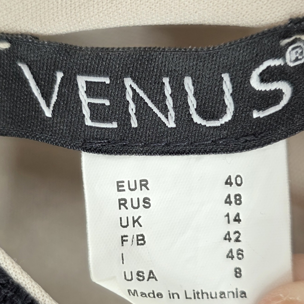 Venus Women's 8 Stretch Lace Maxi Dress Deep V-Neck Floor Length Evening Wear - Picture 14 of 16